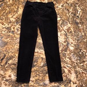 Girls corduroy size 6 black pants